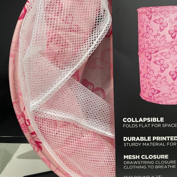 Juicy Couture Pink Butterfly Pop-Up Hamper - Picture 3 of 6